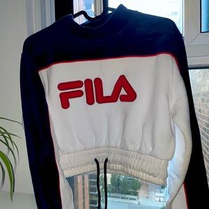 FILA cropped sweatshirt, never worn, US size S